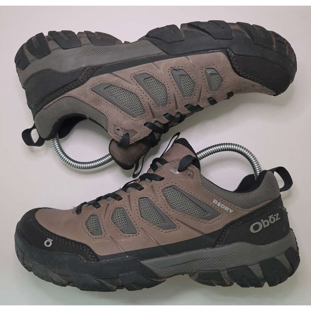 Oboz Sawtooth X Low B-DRY Waterproof Hiking Shoes Mens 7 Brown Black Gorpcore